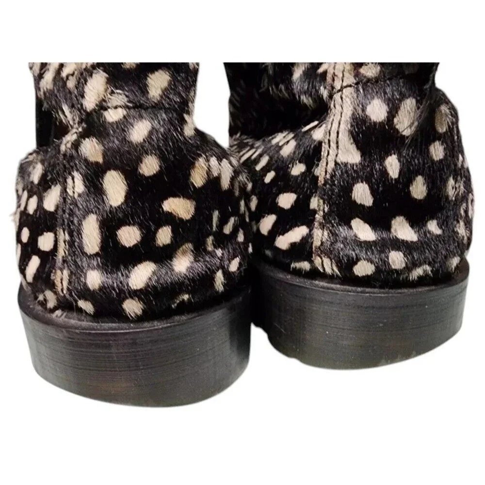 Doc Martens Pony Hair High Top Size 13 EU 47 Topos Cow Hide